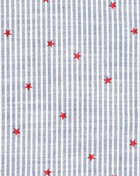 قميص أطفال بأزرار ونجوم وخطوط HKr-K0038