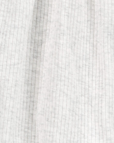 رومبير قطني بأكمام قصيرة للبنات - رمادي HKr-K0003