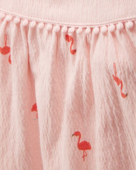 Baby Flamingo Pom Pom Tank HKR-K0005