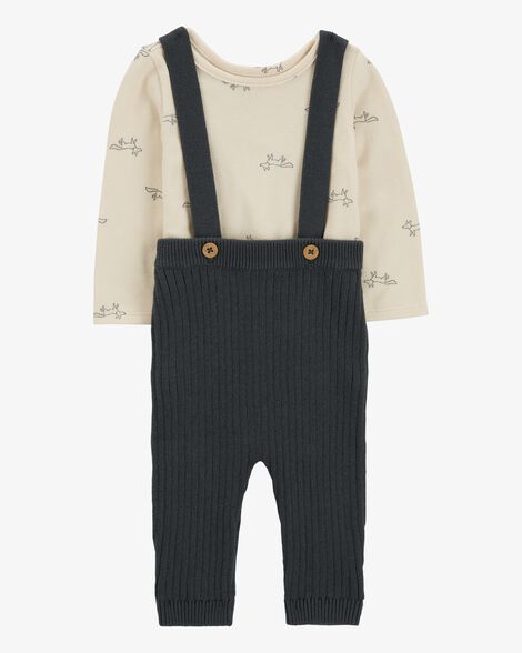 Baby 2-Piece Bodysuit & Sweater Coveralls HKr-K0043