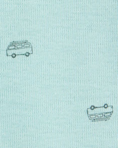 طقم ملابس داخلية بدون أكمام بطبعة محيطية للأولاد الصغار (5 قطع) HKr-K0009