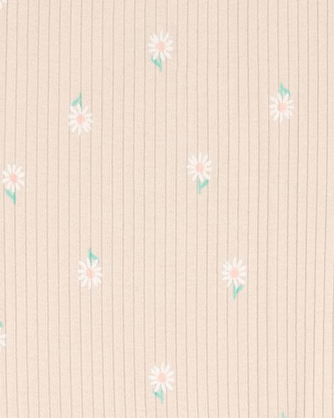 فستان أطفال بأكمام قصيرة مزهر - زهري HKr-K0035