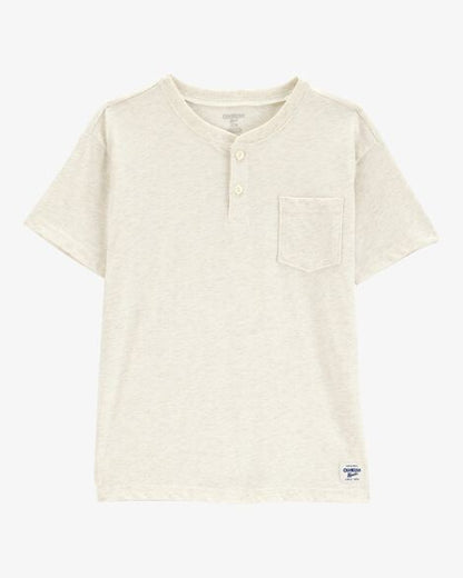 تي شيرت هينلي للأطفال - كريمي HKr-K0036