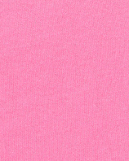 بلوزة عصرية بأكمام قصيرة للأطفال الصغار - وردي HKr-K0029